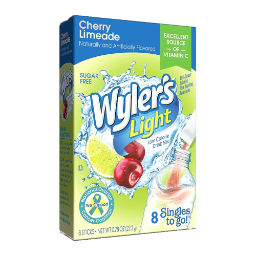 Wyler's Light Singles To Go Cherry Limeade 8-Pack - 0.78oz (22.2g)