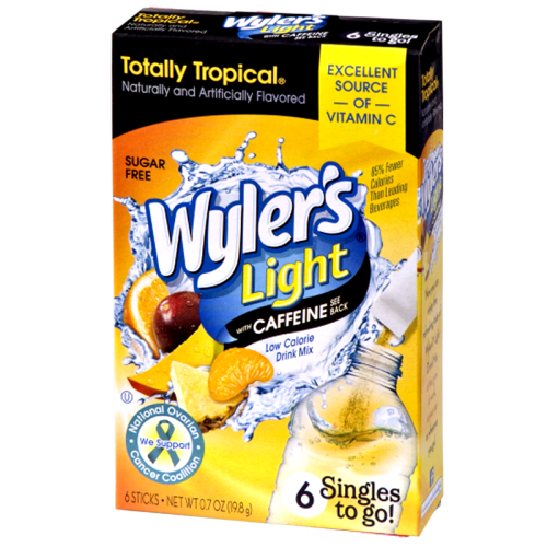 Wyler's Light with Caffeine Singles to go! - Totally Tropical - 0.7oz (19.8g)