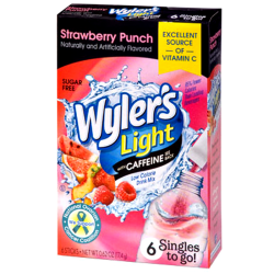 Wyler's Light with Caffeine Singles to go! - Strawberry Punch - 0.7oz (19.8g)