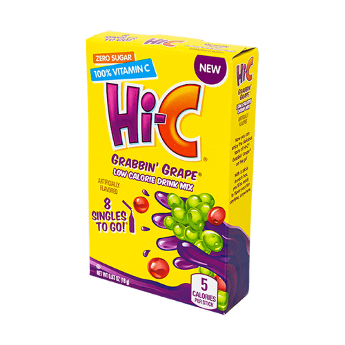 Hi-C Grabbin’ Grape Singles To Go - 0.63oz (18g)