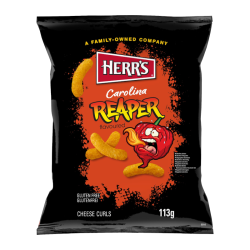 Herr's Carolina Reaper Cheese Curls - 113g (EU)