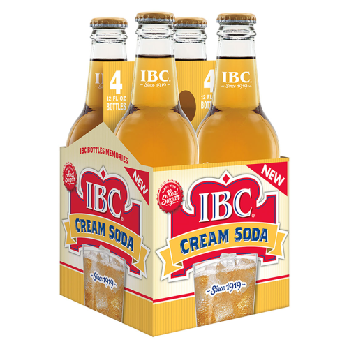 IBC Cream Soda 12fl.oz (355ml) - 4-PACK