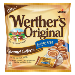Werther's Original Caramel Coffee SUGAR FREE Hard Candies 1.46oz (41.4g)
