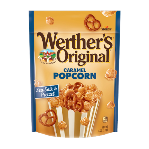 Werther's Sea Salt & Pretzel Caramel Popcorn - 5.29oz (150g)