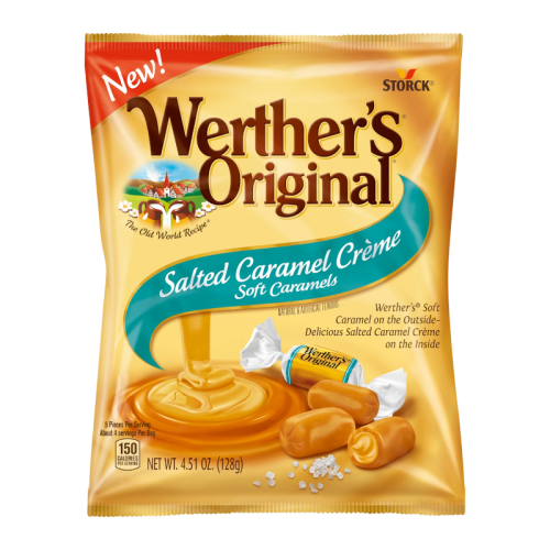 Werther's Original Salted Caramel Creme Soft Caramels - 4.51oz (128g)