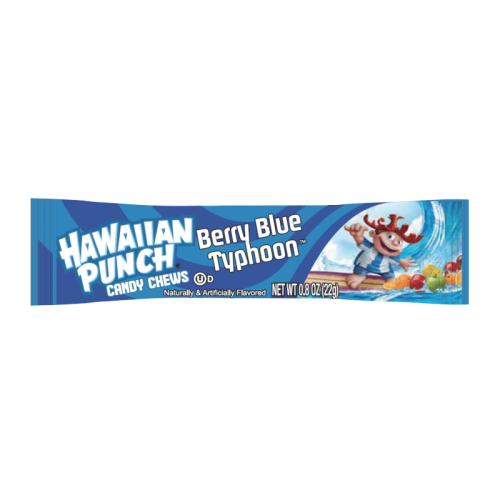 Hawaiian Punch Chews Bar Berry Blue Typhoon - 0.8oz (22g)