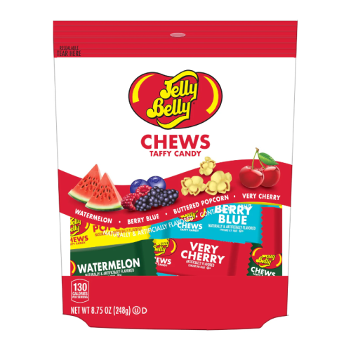 Adam & Brooks Jelly Belly Chews Taffy 8.75oz (248g)