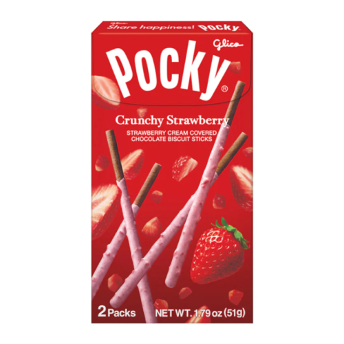 Pocky Crunchy Strawberry - 1.8oz (51g)