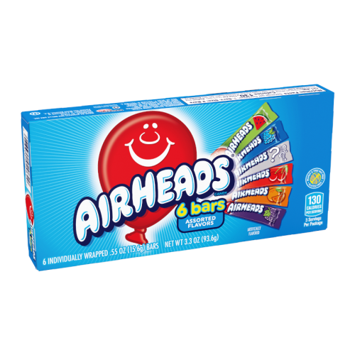 Airheads - 6 Bar Theatre Box - 3.3oz (93.6g)