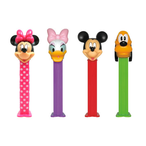 PEZ Disney Mickey Mouse & Friends Dispenser (Poly Pack) + 2 PEZ Tablet Packs - 0.58oz (16.4g)