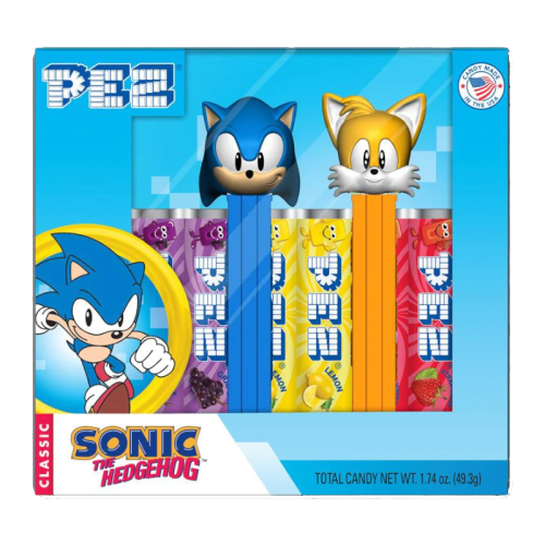 Pez Sonic The Hedgehog Gift Set - 1.74oz (49.3g)