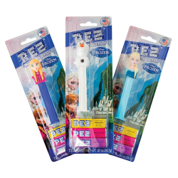 PEZ Disney Frozen Dispenser + 3 Tablet Packs - 0.87oz (24.7g)