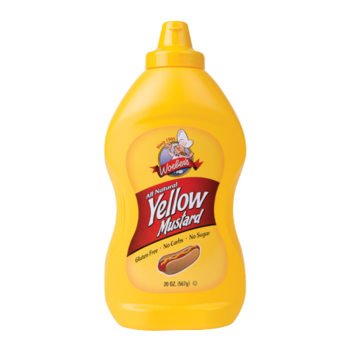 Woeber's Squeezable Yellow Mustard 20oz (567g)