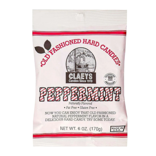 Claeys Old Fashioned Hard Candy - Peppermint - 6oz (170g)