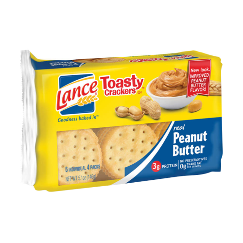 Lance Toasty Crackers Peanut Butter - 5.1oz (144g)
