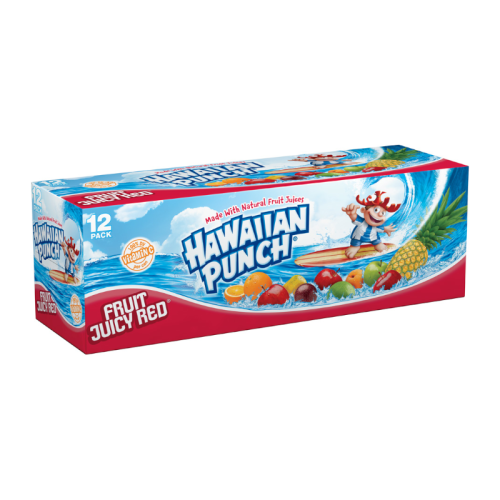Hawaiian Punch Fruit Juicy Red 12-Can Pack - 12 x (12fl.oz (355ml))