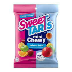 SweeTarts Mini Chewy Peg Bag - 6oz (170g)