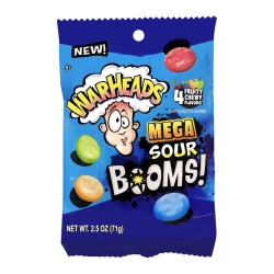 Warheads Mega Sour Booms! - 2.5oz (71g)