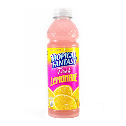 Tropical Fantasy - Premium Juice Cocktail - Pink Lemonade - 20fl.oz (591ml)
