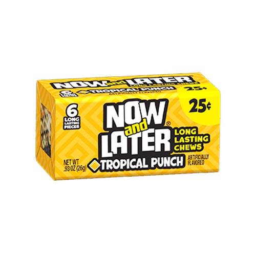 Now & Later (6 Piece) Tropical Punch Candy - 0.93oz (26g)