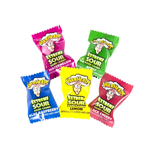 Warheads Extreme Sour Hard Candy - SINGLE (4g)