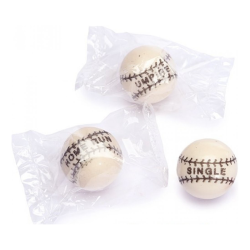 Dubble Bubble Home Run Baseball Bubble Gum - SINGLE Piece (4.5g)