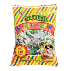Alberts Sour Fruit Chews - 600g