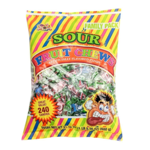 Alberts Sour Fruit Chews - 600g