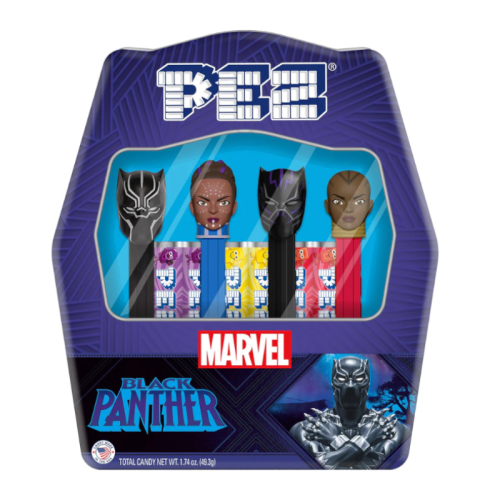 Pez Black Panther Collectors Gift Tin