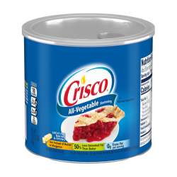 Crisco All-Vegetable Shortening - 16oz (1lb) (453g)