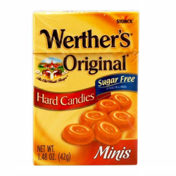 Werther's Original Sugar Free Minis Flip Top Box - 1.48oz (42g)