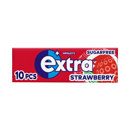 Wrigley's Extra Strawberry Sugar Free Chewing Gum - 14g [UK]