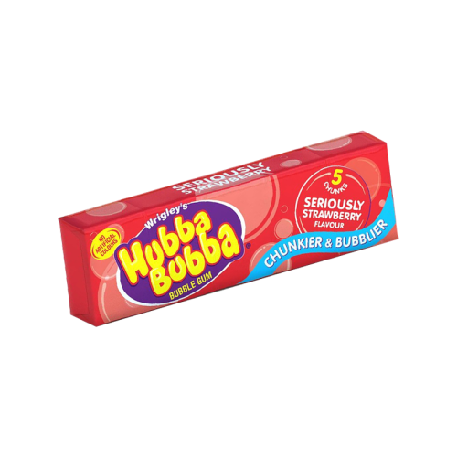 Wrigley's Hubba Bubba Strawberry Bubble Gum - 35g [UK]