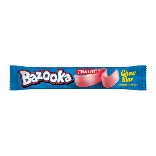Bazooka Strawberry Chew Bar - 14g [UK]