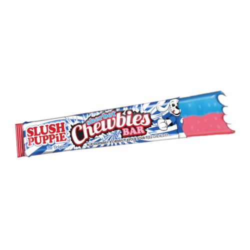 Slush Puppie Blue Raspberry & Cherry Sherbet Chewbies Bar - 25g