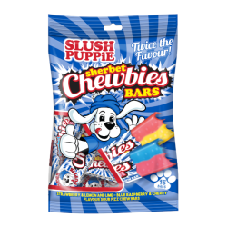 Slush Puppie Sherbet Chewbies Bars Peg Bag - 140g