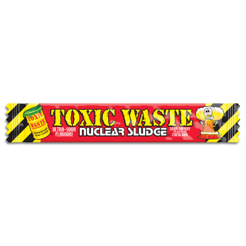 Toxic Waste Nuclear Sludge Chew Bar Sour Cherry 0.7oz (20g)