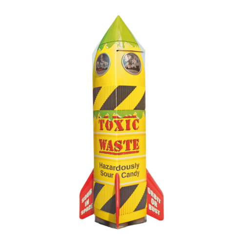 Toxic Waste Sour Candy Rocket - 126g