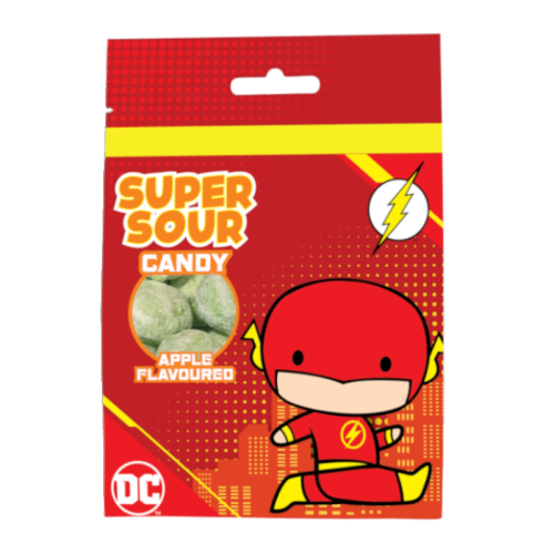 The Flash Super Sour Apple Flavour Candy - 90g