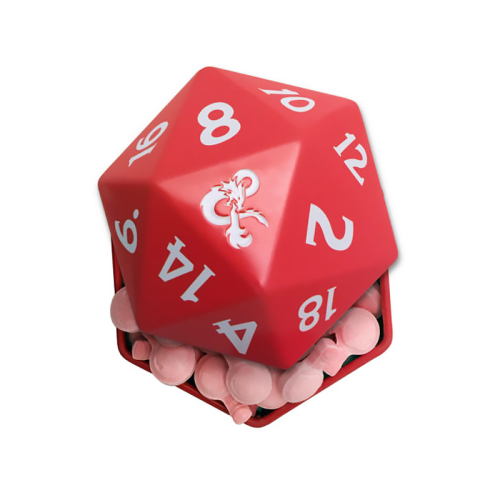 Dungeons & Dragons D20 +1 Cherry Potion Candy Tin - 1.2oz (34g)