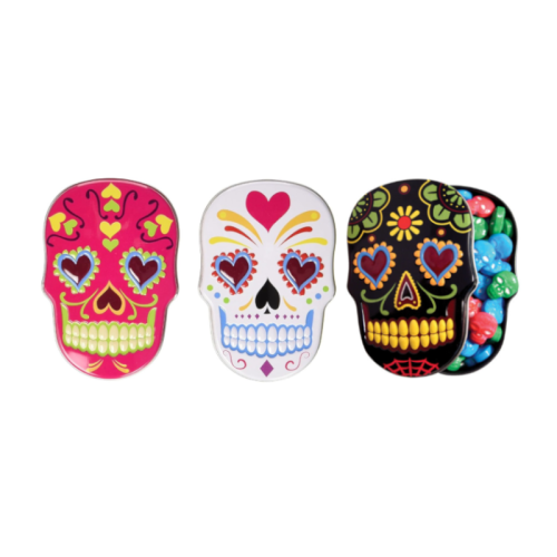 Sugar Skulls Sweet Candy Skulls Tin 1.4oz (39.6g)