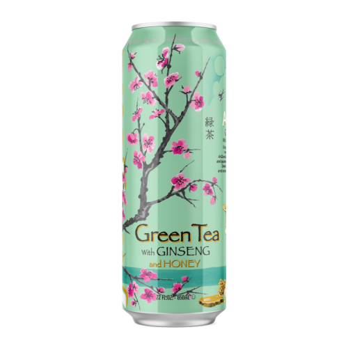AriZona Green Tea with Ginseng & Honey - 22fl.oz (650ml)