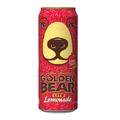 AriZona Golden Bear Lite Strawberry Lemonade - 23fl.oz (680ml)