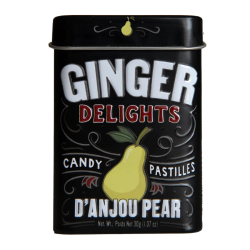 Ginger Delights Candy Pastilles - D'anjou Pear - 1.07oz (30g)