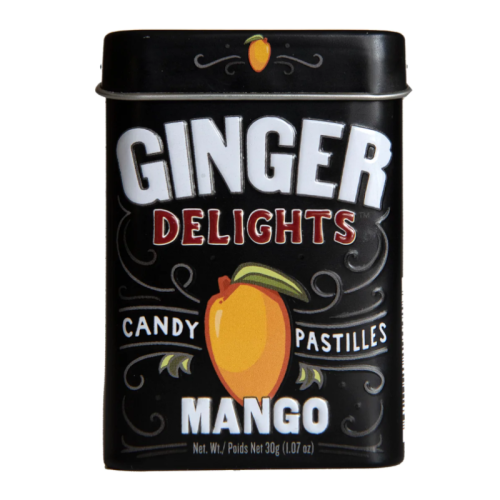 Ginger Delights Candy Pastilles - Mango - 1.07oz (30g)