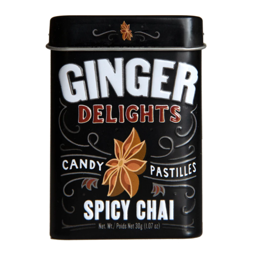 Ginger Delights Candy Pastilles - Spice Chai - 1.07oz (30g)