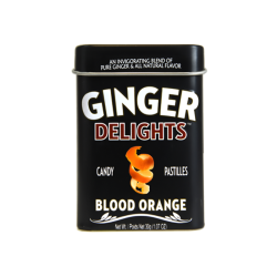 Ginger Delights Candy Pastilles - Blood Orange - 1.07oz (30g)