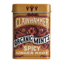 Clawhammer Organic Mints Spicy Ginger Root - 1.07oz (30g)