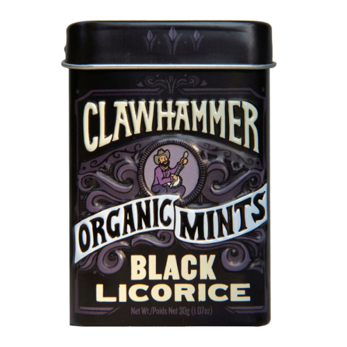 Clawhammer Organic Mints Black Licorice - 1.07oz (30g)