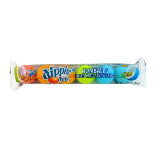 Koko's Dippin' Dots Filled Gumballs 6pc Tube - 1.41oz (40g)